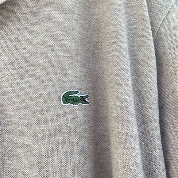 Lacoste Men's Classic Fit Polo Shirt Beige 4XL Short Sleeve Casual - Picture 4 of 10